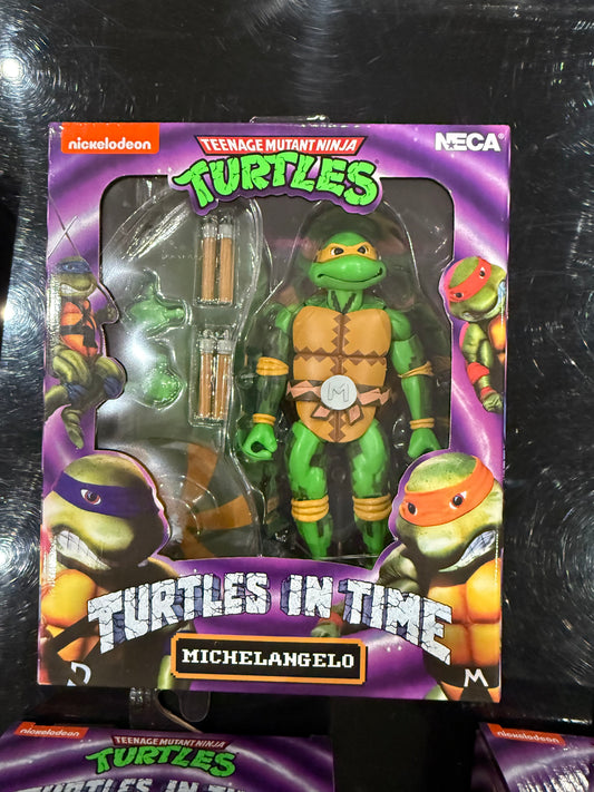 NECA Turtles in Time - Michelangelo Action Figure
