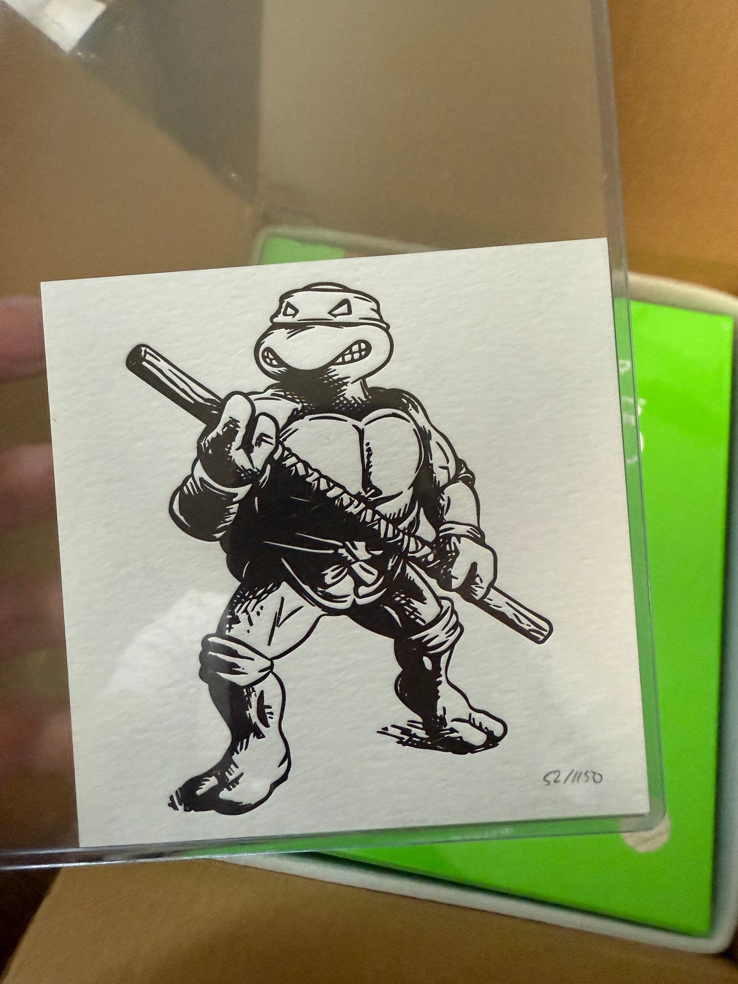 TMNT Firsts: Pitch Turtle BNG Clay Ediition Statue Limited
