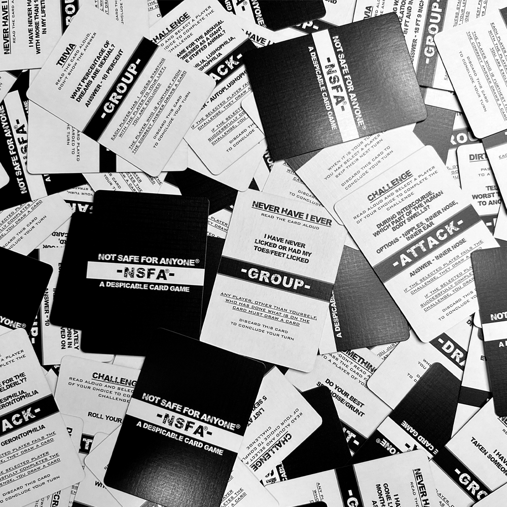Not Safe For Anyone | A Despicable Card Game