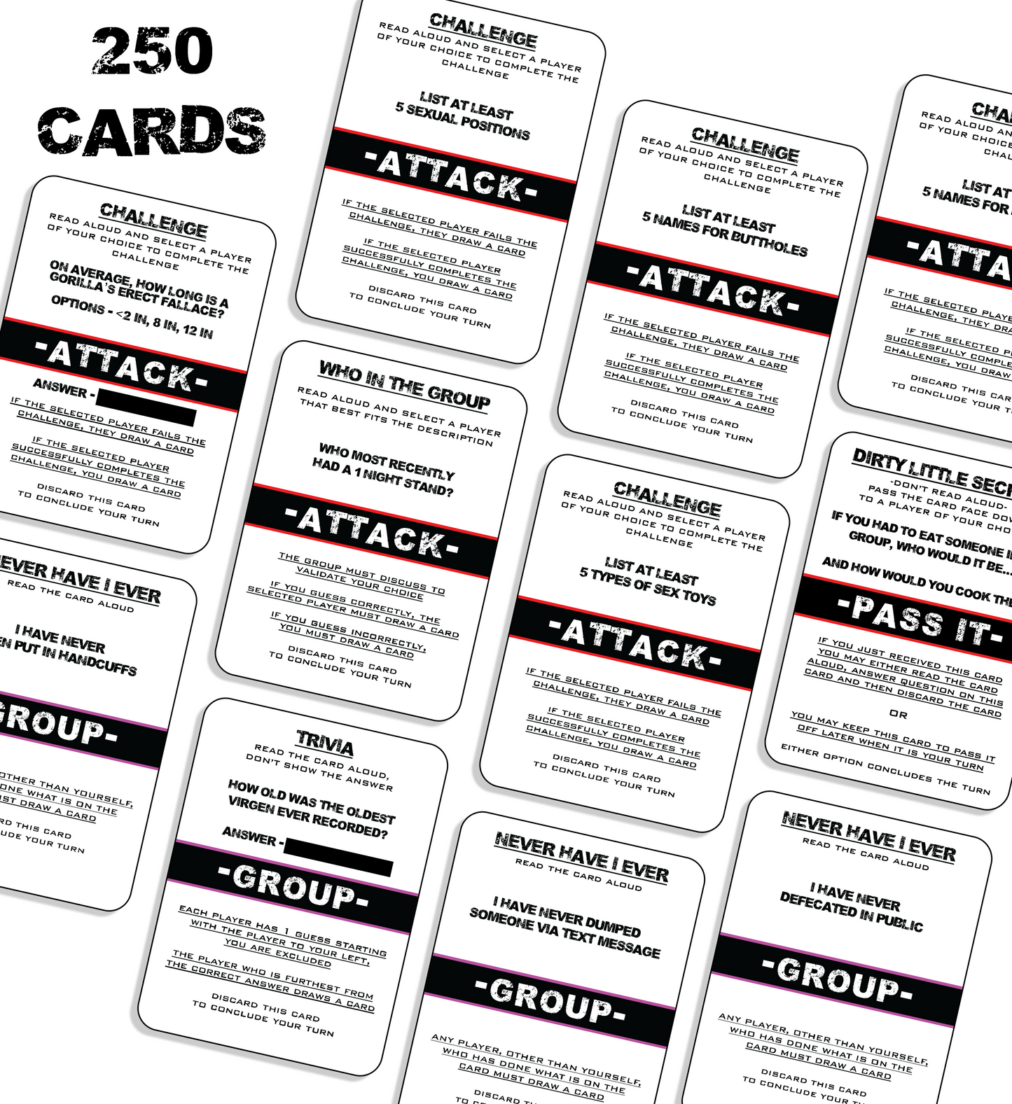 Not Safe For Anyone | A Despicable Card Game