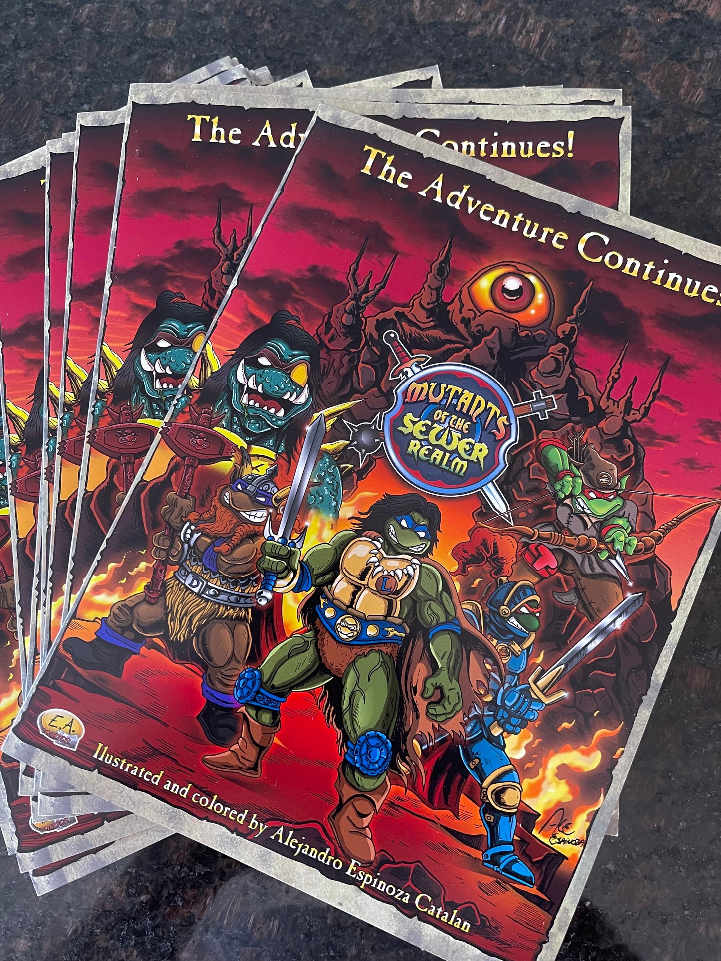 Mutants of the Sewer Realm Comic